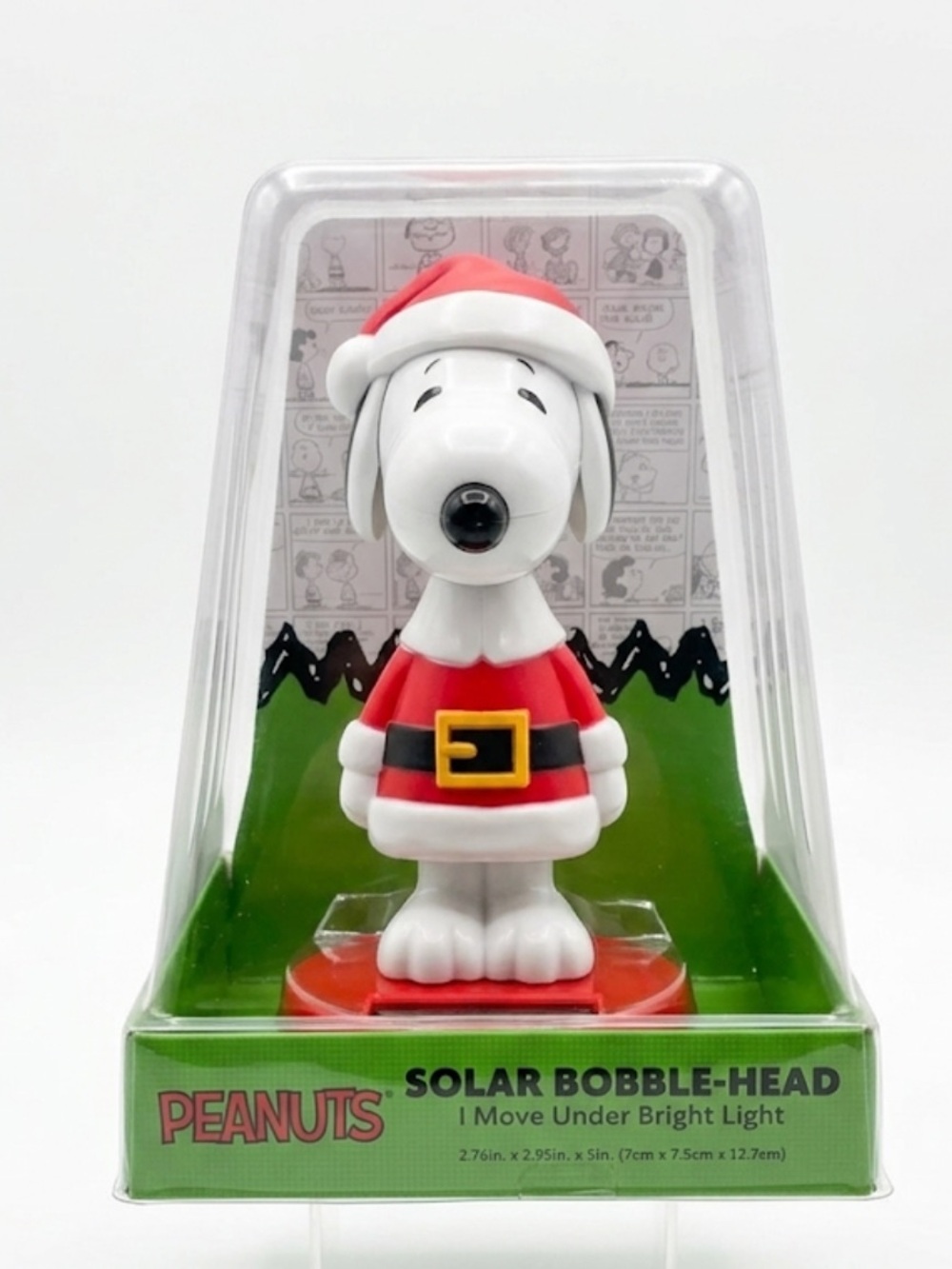 Snoopy Peanuts 5” Solar Bobblehead Christmas Collectible Figure New
C1